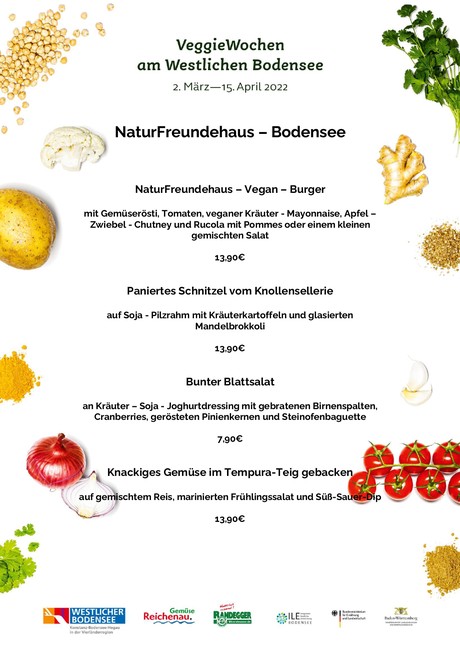 Speisekarte NaturFreundehaus-Bodensee